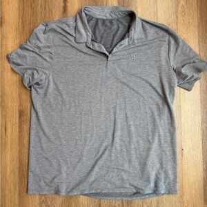 Men’s Vuori Knit Twill Polo Size XXL Gray